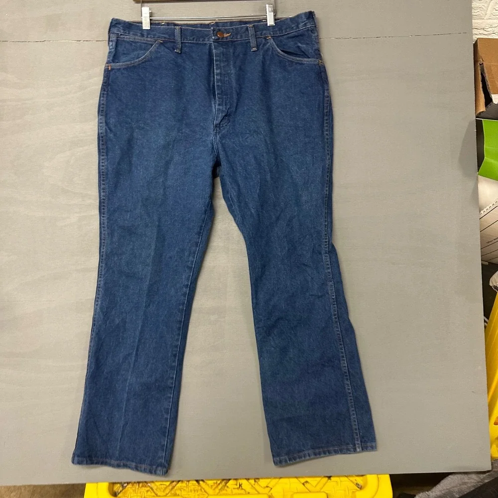 Wrangler 935WHD Mens Vintage Straight Leg Blue Denim Jeans Made in USA‎ 40x30
